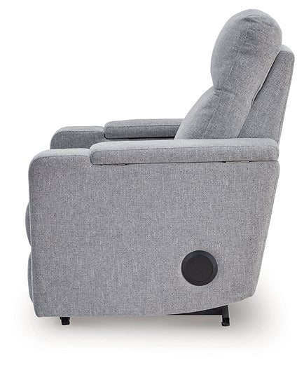 Pineland Power Glider Recliner with Audio System - Visions in Furniture (La Mirada, CA)
