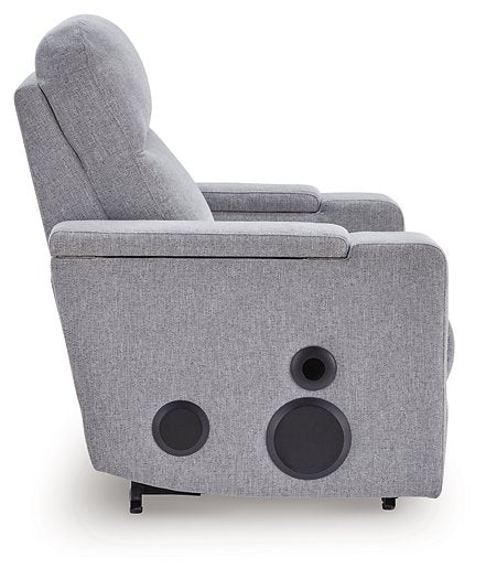 Pineland Power Glider Recliner with Audio System - Visions in Furniture (La Mirada, CA)
