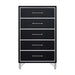 Ava 5 Drawer Chest-Ebony