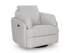 Alainmont Next-Gen Nuvella Swivel Power Recliner - Visions in Furniture (La Mirada, CA)