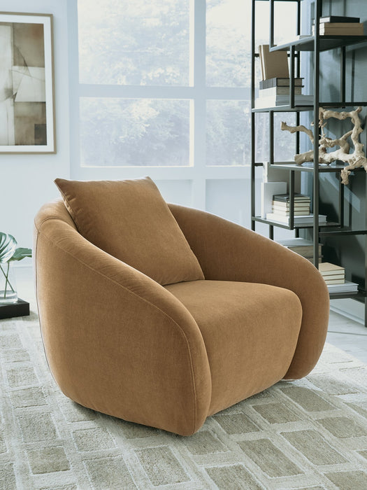 Yahya Swivel Accent Chair - Visions in Furniture (La Mirada, CA)