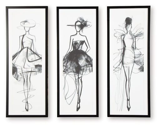 Mckerrick Wall Art Set (Set of 3) - Visions in Furniture (La Mirada, CA)