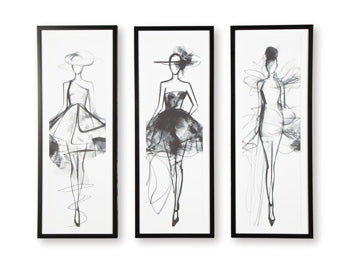 Mckerrick Wall Art Set (Set of 3) - Visions in Furniture (La Mirada, CA)