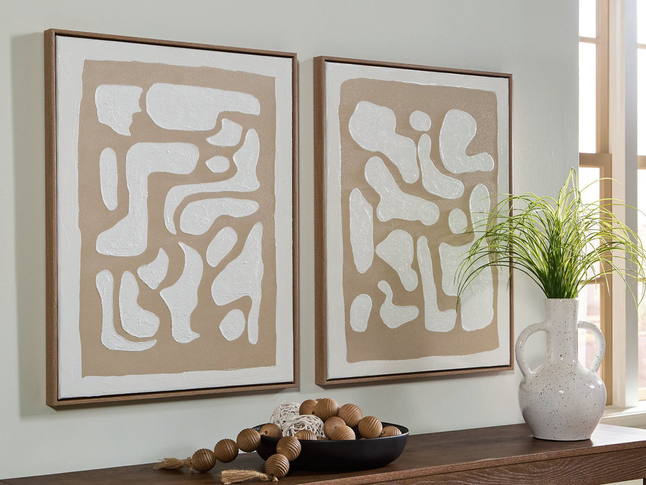 Waldett Wall Art (Set of 2) - Visions in Furniture (La Mirada, CA)