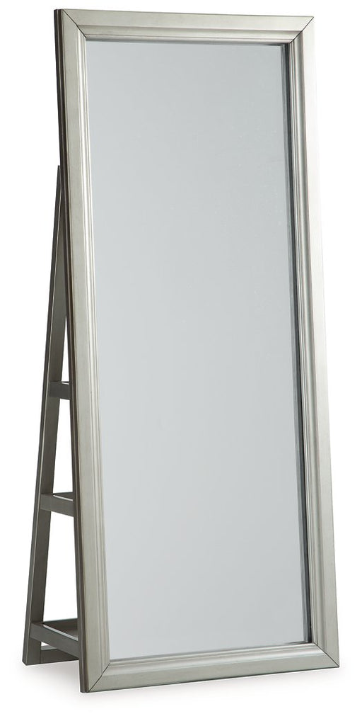 Evesen Floor Standing Mirror/Storage - Visions in Furniture (La Mirada, CA)