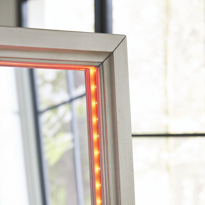 Evesen Floor Standing Mirror/Storage - Visions in Furniture (La Mirada, CA)