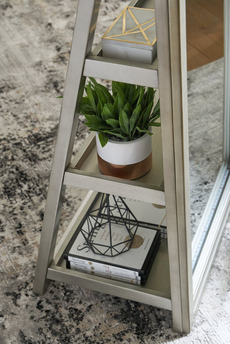 Evesen Floor Standing Mirror/Storage - Visions in Furniture (La Mirada, CA)