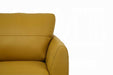 Valeria Mustard Leather Sofa - Visions in Furniture (La Mirada, CA)