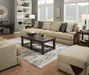 Vassenia 2-Tone Latte Chenille Modular - RF Sofa - Visions in Furniture (La Mirada, CA)
