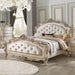Acme Furniture Gorsedd Queen Panel Bed in Antique White - Visions in Furniture (La Mirada, CA)
