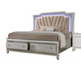 Acme Furniture Kaitlyn King Storage Bed in Champagne - Visions in Furniture (La Mirada, CA)
