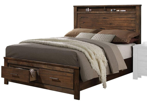 Acme Merrilee Queen Storage Bed in Oak 21680Q - Visions in Furniture (La Mirada, CA)