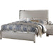 Acme Voeville King Panel Bed in Platinum 24837EK - Visions in Furniture (La Mirada, CA)