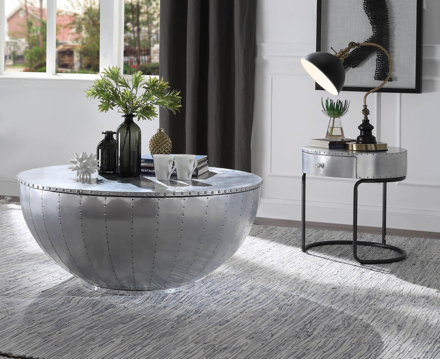 Brancaster Aluminum Coffee Table - Visions in Furniture (La Mirada, CA)