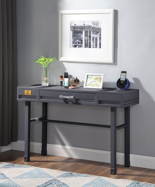 Cargo Gunmetal Vanity Desk - Visions in Furniture (La Mirada, CA)