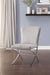 Daire Velvet & Chrome Side Chair - Visions in Furniture (La Mirada, CA)