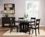 Haddie Distressed Walnut Dining Table - Visions in Furniture (La Mirada, CA)