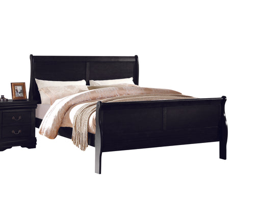 Louis Philippe Black Twin Bed - Visions in Furniture (La Mirada, CA)