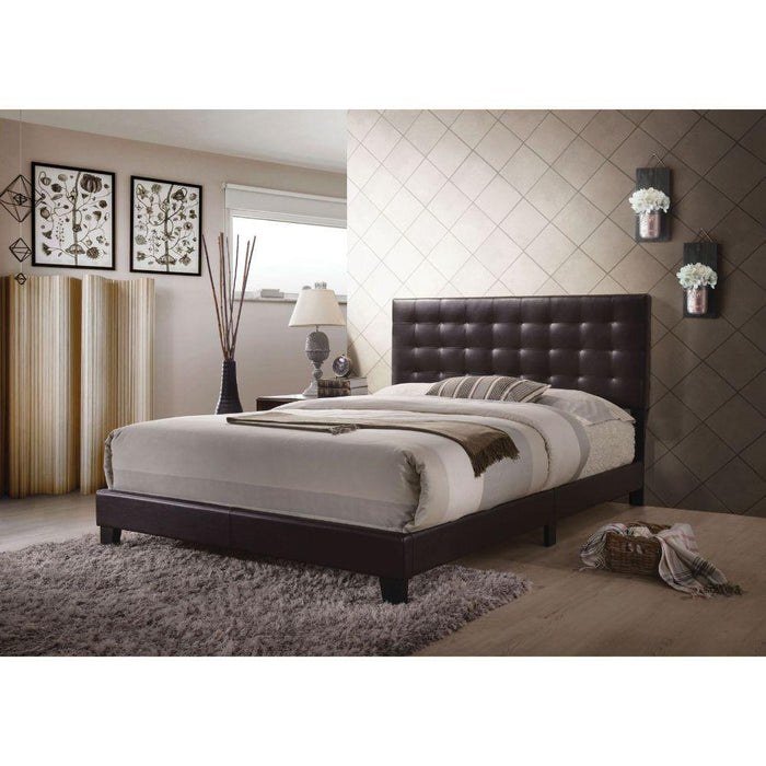 Masate - Queen Bed - Black - 85" - Visions in Furniture (La Mirada, CA)
