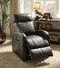 Ricardo Dark Gray PU Recliner w/Power Lift - Visions in Furniture (La Mirada, CA)