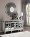 Varian Mirrored & Antique Platinum Server - Visions in Furniture (La Mirada, CA)