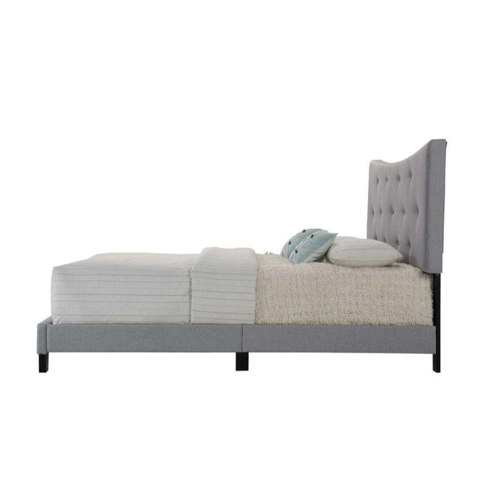 Venacha - Queen Bed - Gray, Dark - 85" - Visions in Furniture (La Mirada, CA)