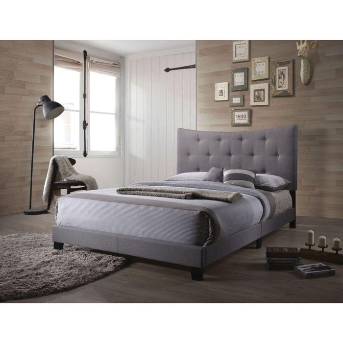 Venacha - Queen Bed - Gray, Dark - 85" - Visions in Furniture (La Mirada, CA)