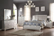 Voeville II Platinum PU & Platinum Queen Bed - Visions in Furniture (La Mirada, CA)