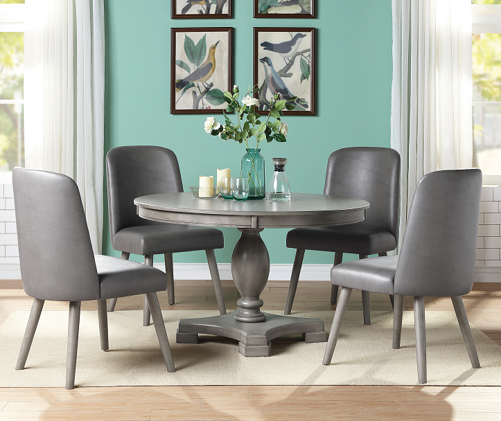 Waylon Gray Oak Dining Table - Visions in Furniture (La Mirada, CA)