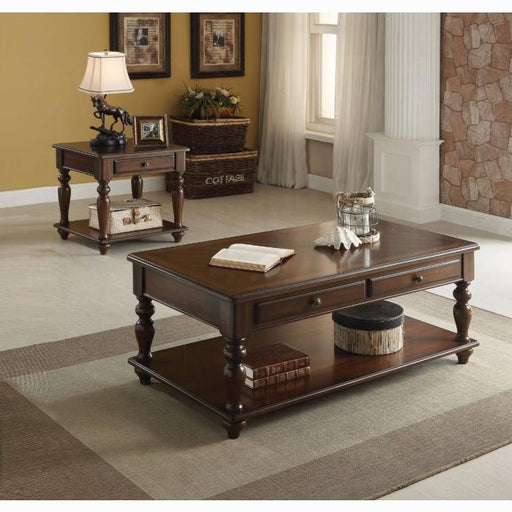 Farrel Walnut Coffee Table - Visions in Furniture (La Mirada, CA)