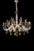 Aico Lighting Rundale 28 Light Chandelier in Clear and Chrome - Visions in Furniture (La Mirada, CA)