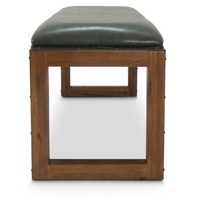 Brooklyn Walk Dining Bench in Burnt Umber - Visions in Furniture (La Mirada, CA)