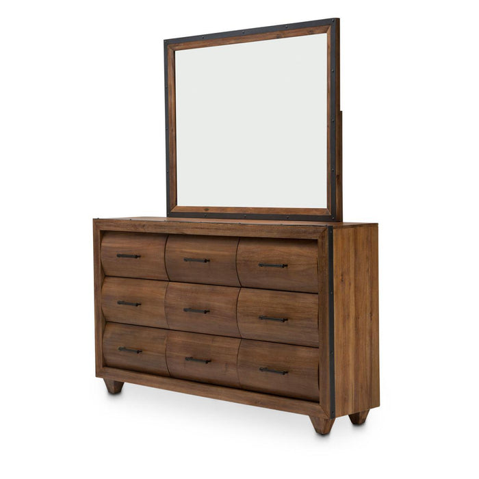 Brooklyn Walk Dresser in Burnt Umber - Visions in Furniture (La Mirada, CA)