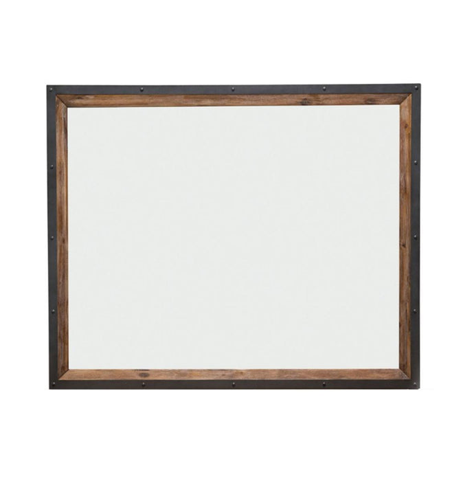 Brooklyn Walk Mirror in Burnt Umber - Visions in Furniture (La Mirada, CA)