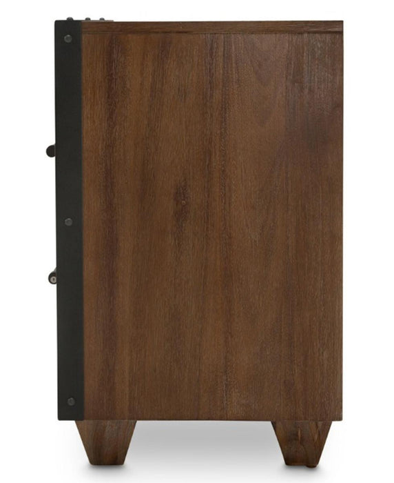 Brooklyn Walk Nightstand in Burnt Umber - Visions in Furniture (La Mirada, CA)