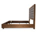Brooklyn Walk Queen Channel Tufted Panel Bed in Burnt Umber - Visions in Furniture (La Mirada, CA)