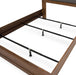 Brooklyn Walk Queen Channel Tufted Panel Bed in Burnt Umber - Visions in Furniture (La Mirada, CA)