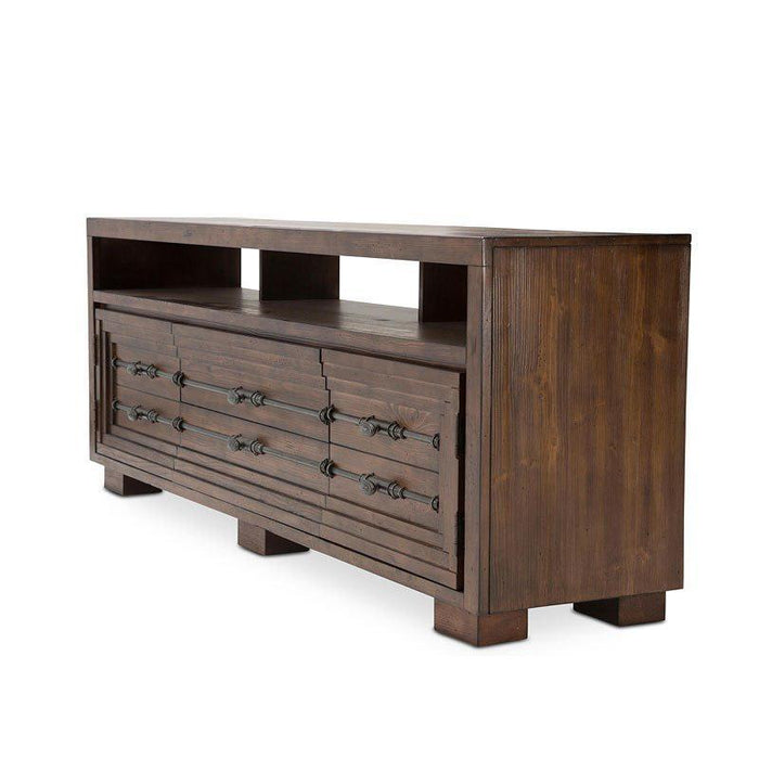 Carrollton TV Console in Rustic Ranch - Visions in Furniture (La Mirada, CA)
