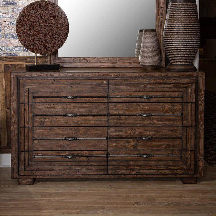 Carrollton Dresser in Rustic Ranch - Visions in Furniture (La Mirada, CA)