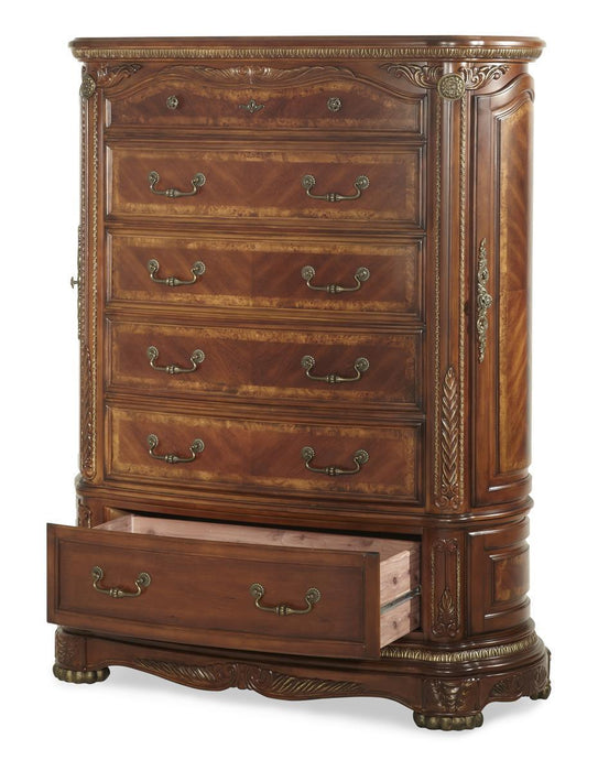 Cortina Chest in Honey Walnut - Visions in Furniture (La Mirada, CA)
