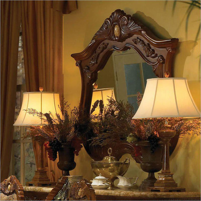 Cortina Mirror in Honey Walnut - Visions in Furniture (La Mirada, CA)