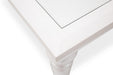 Glimmering Heights Leg Dining Table in Ivory - Visions in Furniture (La Mirada, CA)