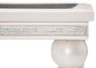 Glimmering Heights Leg Dining Table in Ivory - Visions in Furniture (La Mirada, CA)