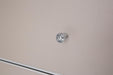 Glimmering Heights Upholstered 5 Drawer Chest in Ivory - Visions in Furniture (La Mirada, CA)