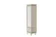 Glimmering Heights Upholstered Swivel Lingerie Chest in Ivory - Visions in Furniture (La Mirada, CA)