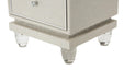 Glimmering Heights Upholstered Swivel Lingerie Chest in Ivory - Visions in Furniture (La Mirada, CA)