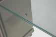 Glimmering Heights Upholstered Vanity w/ Mirror in Ivory 9011058/68-111 - Visions in Furniture (La Mirada, CA)