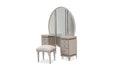 Glimmering Heights Vanity Bench in Ivory - Visions in Furniture (La Mirada, CA)
