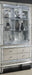 Hollywood Swank Curio w/ Drawer Base in Pearl Caviar NT03515-11 - Visions in Furniture (La Mirada, CA)