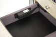 Hollywood Swank Upholstered Vanity in Crystal Croc - Visions in Furniture (La Mirada, CA)